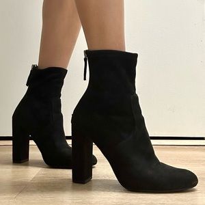 Black Steve Madden Brisk Heeled Boots